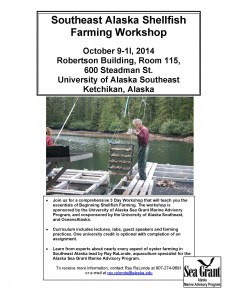 SE Alaska Shellfish Aquaculture Workshop schedule_Page_1